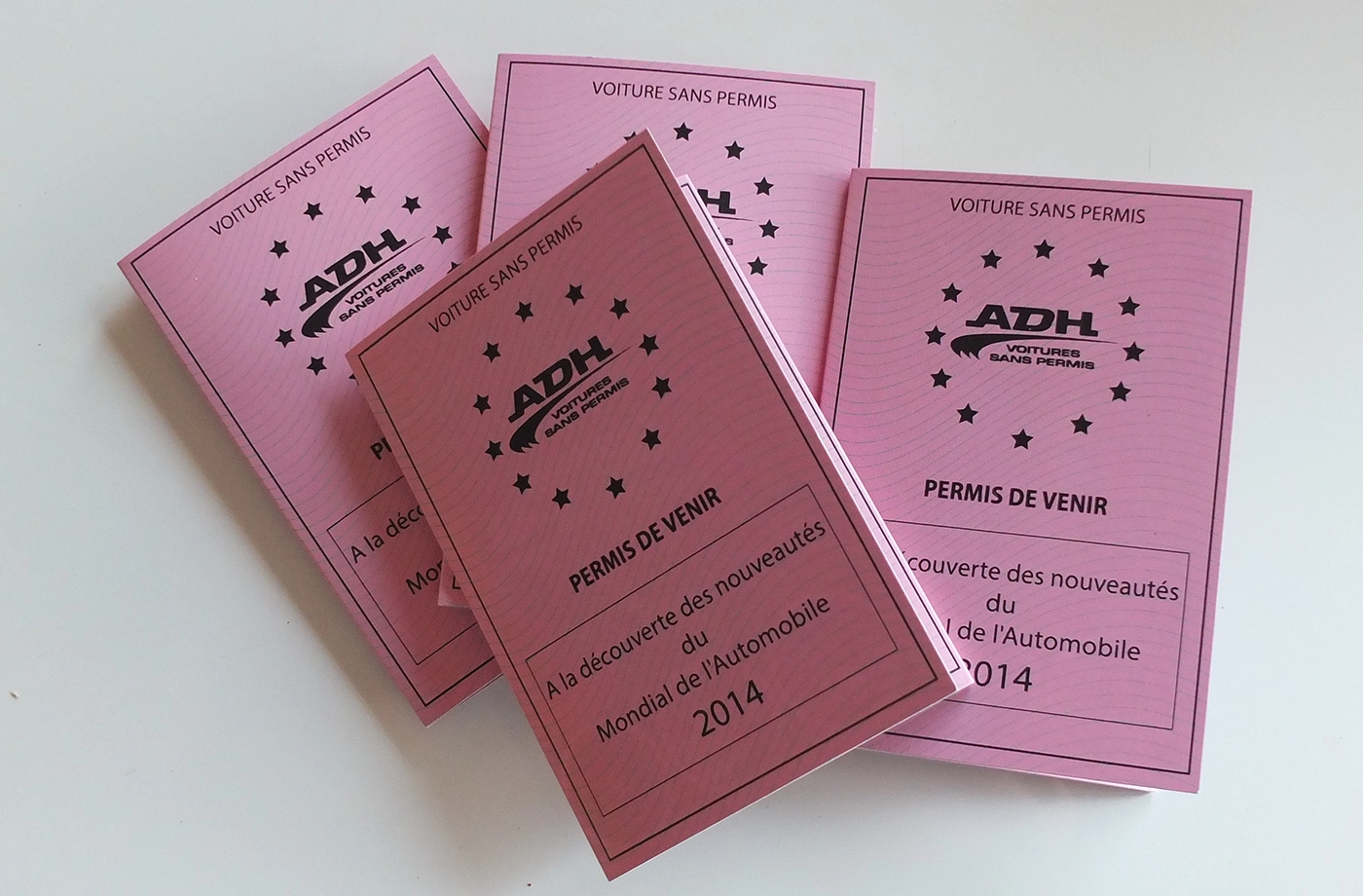 Permis des voitures sans permis,voitures sans permis,buzz print communication,communication visuelle créative